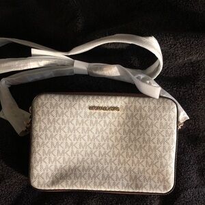 Michael Kors Cream Crossbody Bag